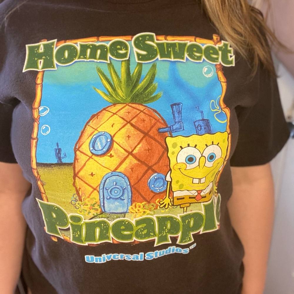 Y2K 2009 SpongeBob Universal Studios T-shirt